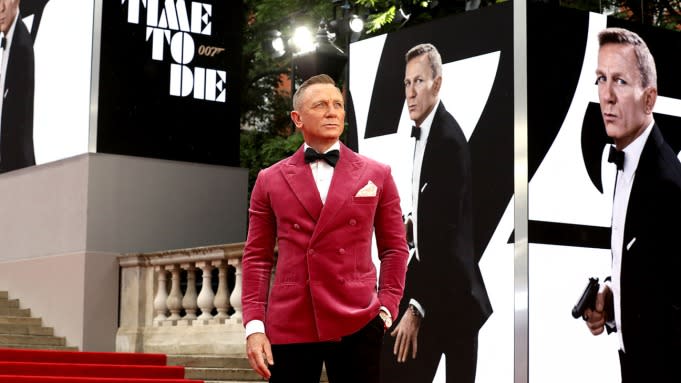 Daniel Craig as James Bond for the last time