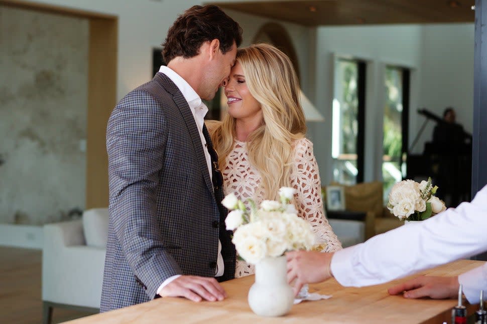 Brett Randle and Madison LeCroy cuddle up on Bravo's Southern Charm