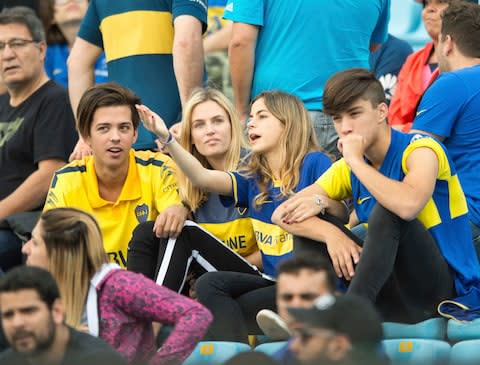 Boca Juniors fans - Credit: GETTY