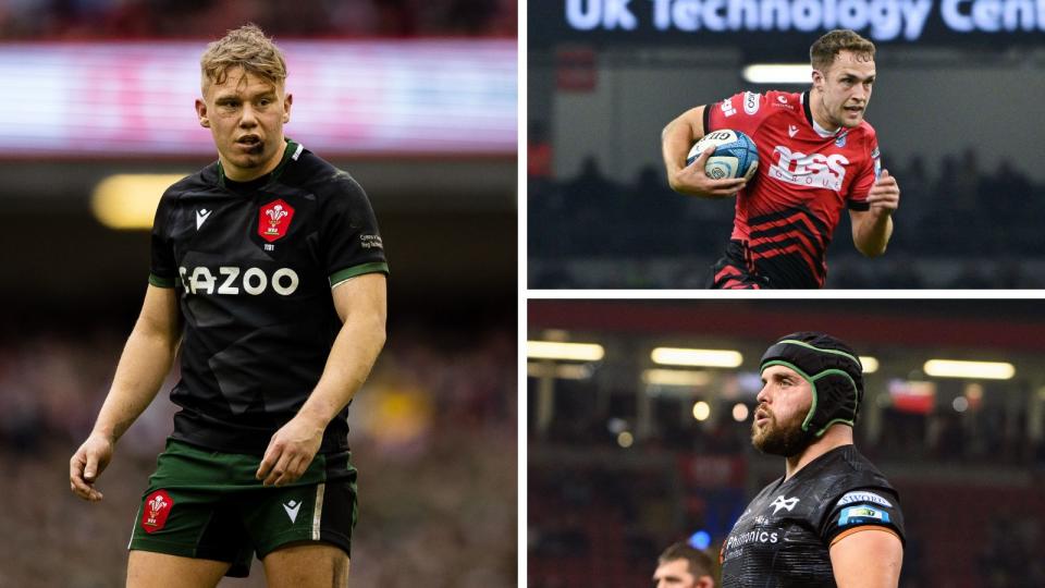 Wales players who will face France ahead of the Rugby World Cup including sam costelow Max Llewellyn and nicky smith Credit: Alamy