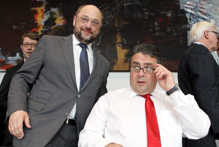 Sigmar Gabriel überlässt Martin Schulz die Kanzlerkandidatur (Bild: dpa)