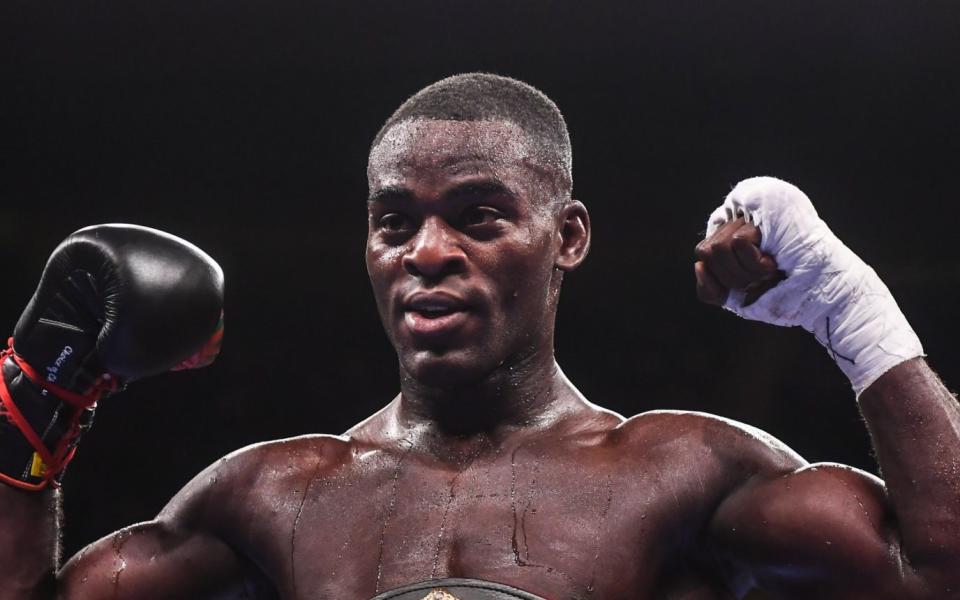 Joshua Buatsi celebrates - GETTY IMAGES