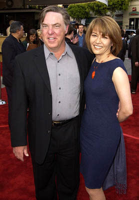 Bruce McGill and wife at the LA premiere of Paramount's The Sum of All Fears