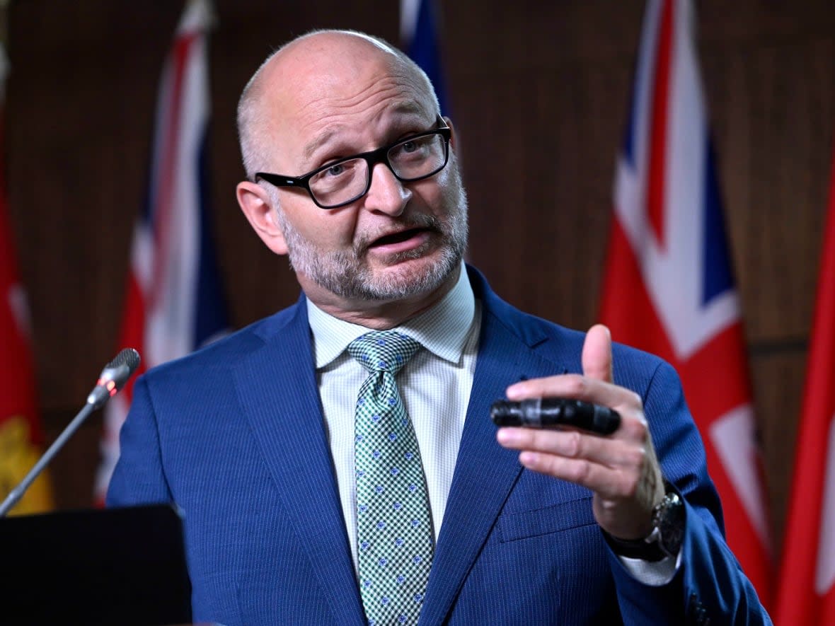 Minister of Justice David Lametti has introduced legislation to create a Miscarriage of Justice Review Commission to review and investigate potential miscarriages of justice.  (Justin Tang/The Canadian Press - image credit)