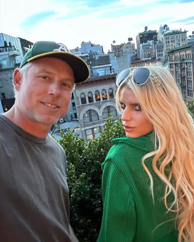 Jessica Simpson and Eric Johnson in New York City on April 12