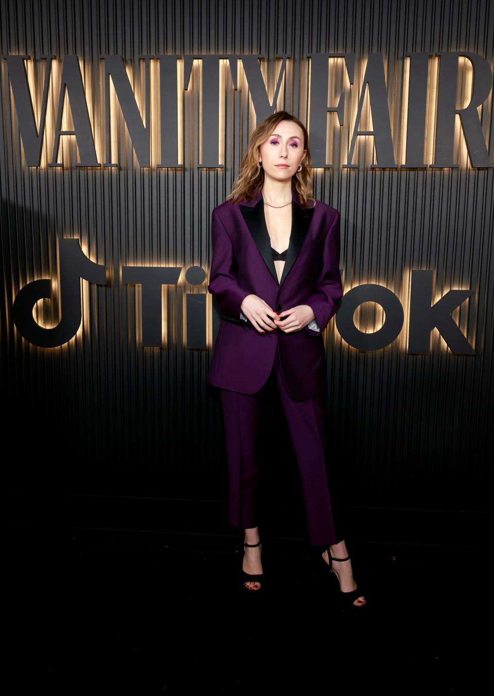 Caitlin Reilly attends Vanity Fair and TikTok Celebrate Vanities: A Night for Young Hollywood 2023.