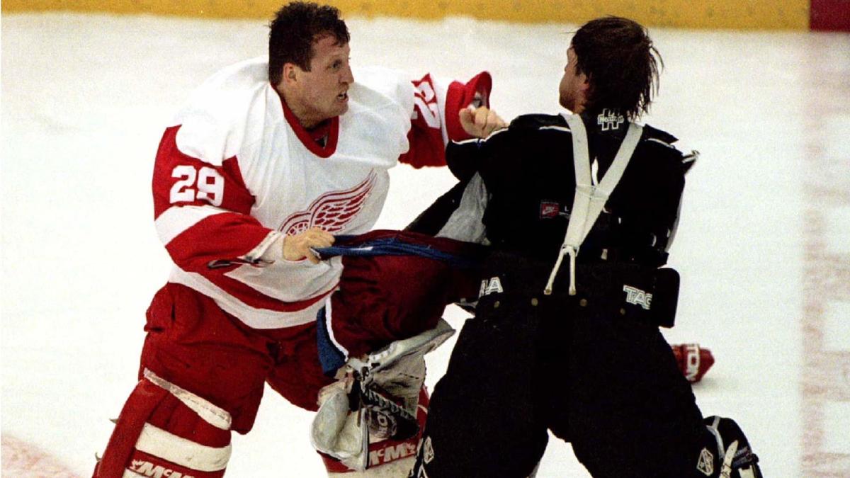 NHL history: Remembering the epic Avalanche and Red Wings line brawl