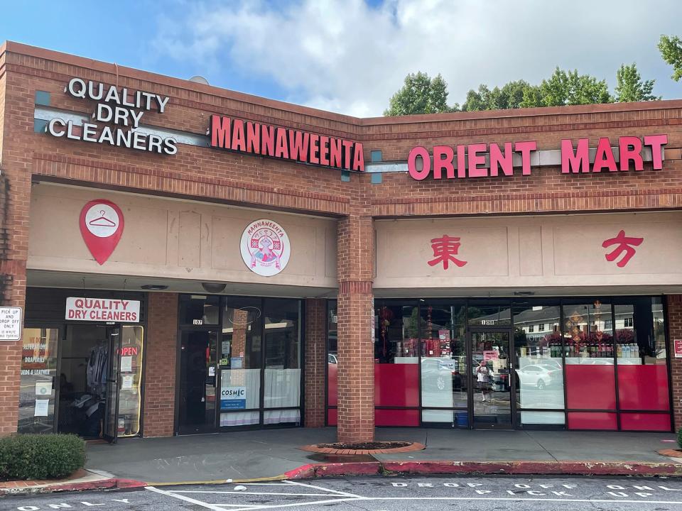 This photo from Aug. 4, 2022 shows Mannaweenta Ethiopian and Eritrean restaurant at 1055 Gaines School Rd. in Athens, Ga.