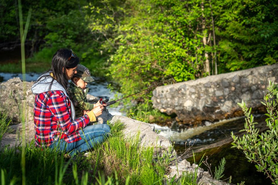 Residents and nonresidents can enjoy two days of free fishing without a license during "Three Free" Weekend. Get more details or find a local event at Michigan.gov/FreeFishing.