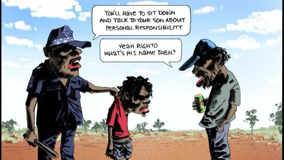 Leak's controversial 2016 cartoon was a strong subject of discussion. Source: The Australian