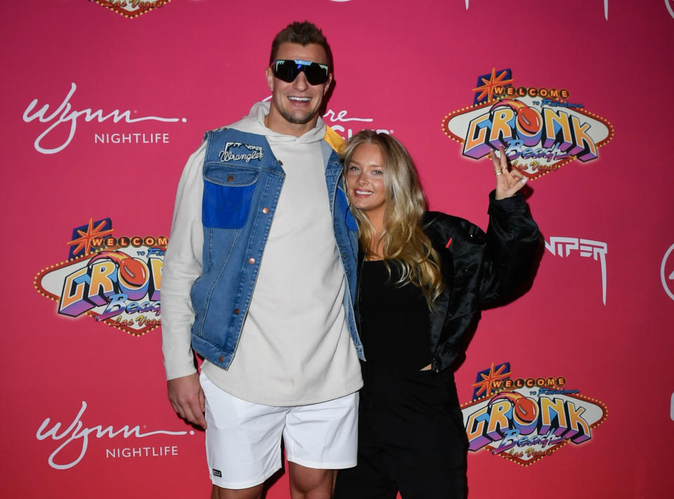 Rob Gronkowski and Camille Kostek