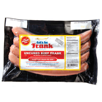 Let's be Frank Uncured Beef Frank