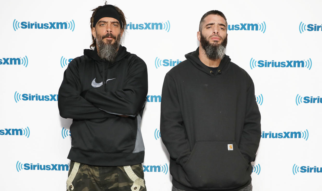 Wrestlers Jay Briscoe and Mark Briscoe (Cindy Ord / Getty Images)