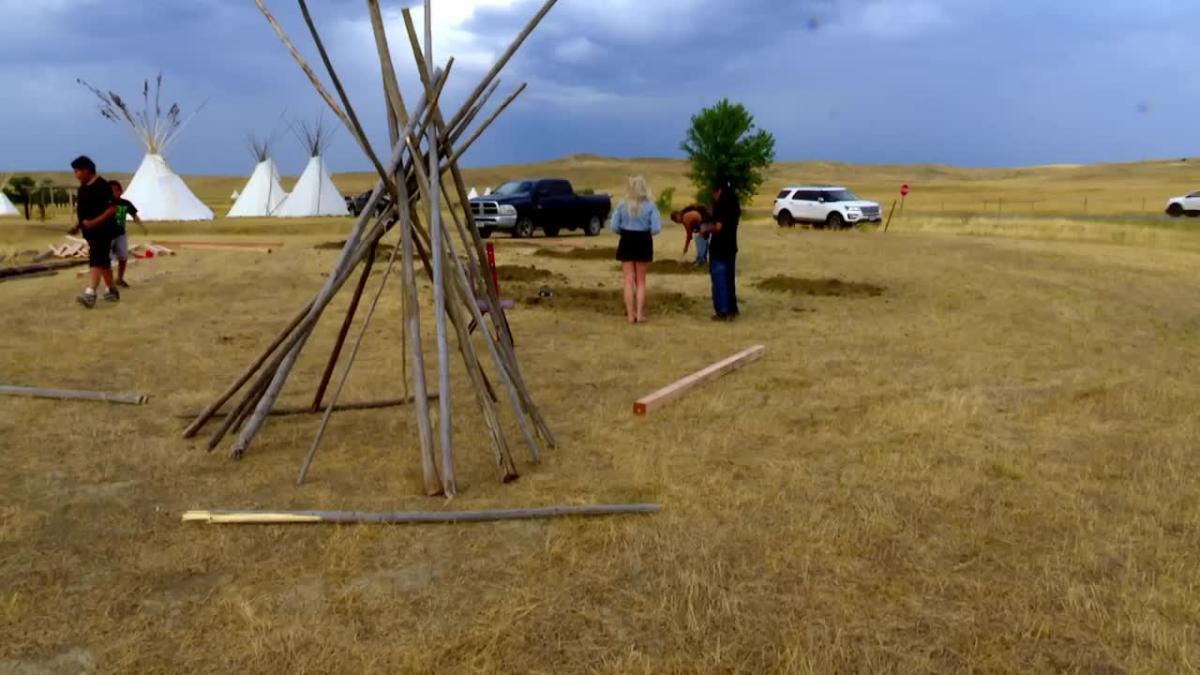 Crow Fair 2024 underway with teepees as far as the eye can see; 1000