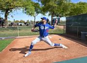 MLB: Los Angeles Dodgers-Workouts