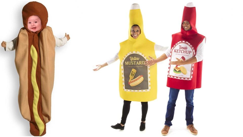 You'll be quite the spread in this fast-food inspired family costume.