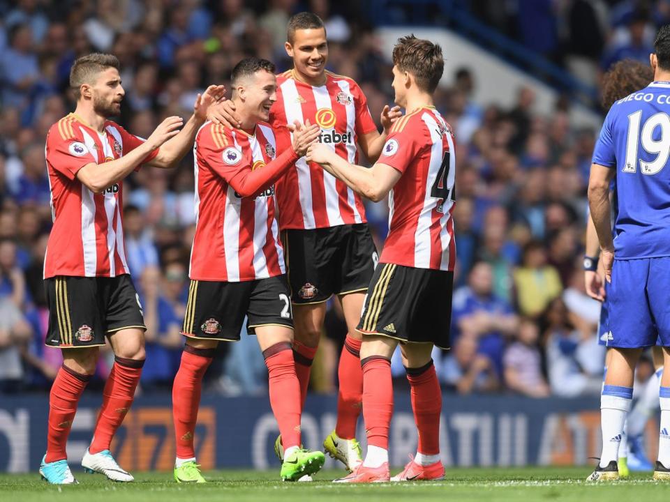 Javier Manquillo gave Sunderland a shock early lead (Getty)