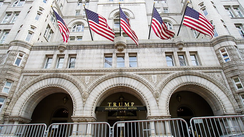 The Trump International Hotel in Washington, D.C., is seen on June 3