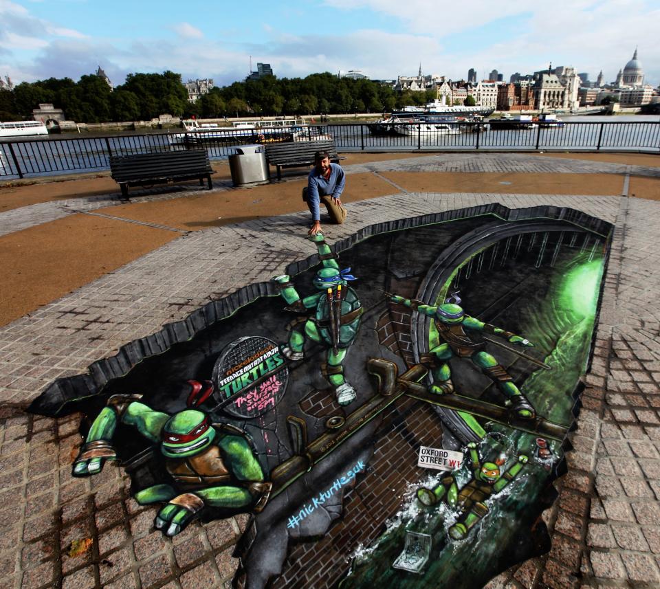 Impresionante arte callejero en 3D