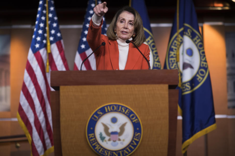 &ldquo;If your strategy relies upon Nancy Pelosi giving up, you will lose every single time,&rdquo; a senior Democratic aide told HuffPost. (Photo: Tom Williams via Getty Images)