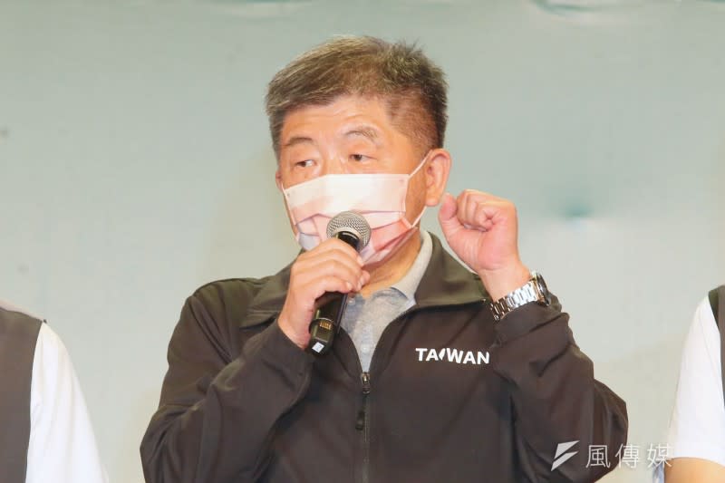 20221126-民進黨台北市長候選人陳時中26日在競選總部發表敗選談話。（柯承惠攝）