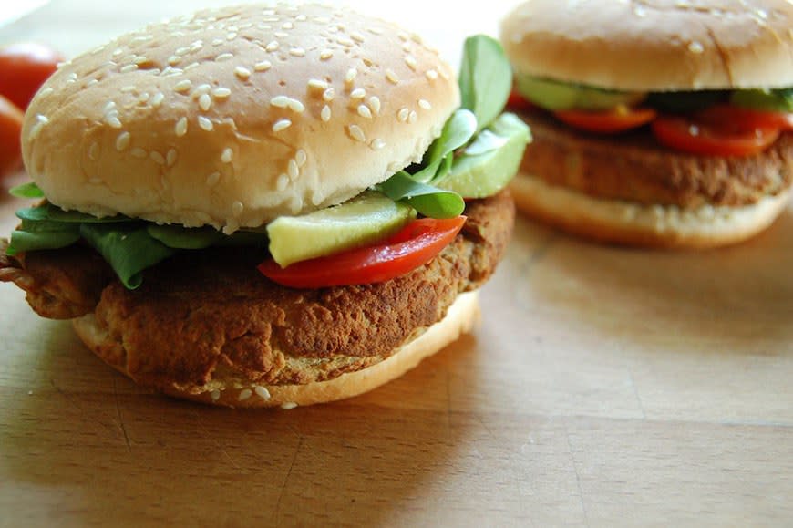 The Best Tofu Burger from The Iron You