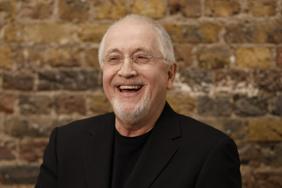 Scottish film composer Patrick Doyle poses for a portrait in London, Thursday, April 20, 2023. Doyle has been commissioned to write the music for King Charles’ Coronation March which will debut, in front of the world, at the royal event at Westminster Abbey on Saturday, May 6. (Photo by David Cliff/Invision/AP)
