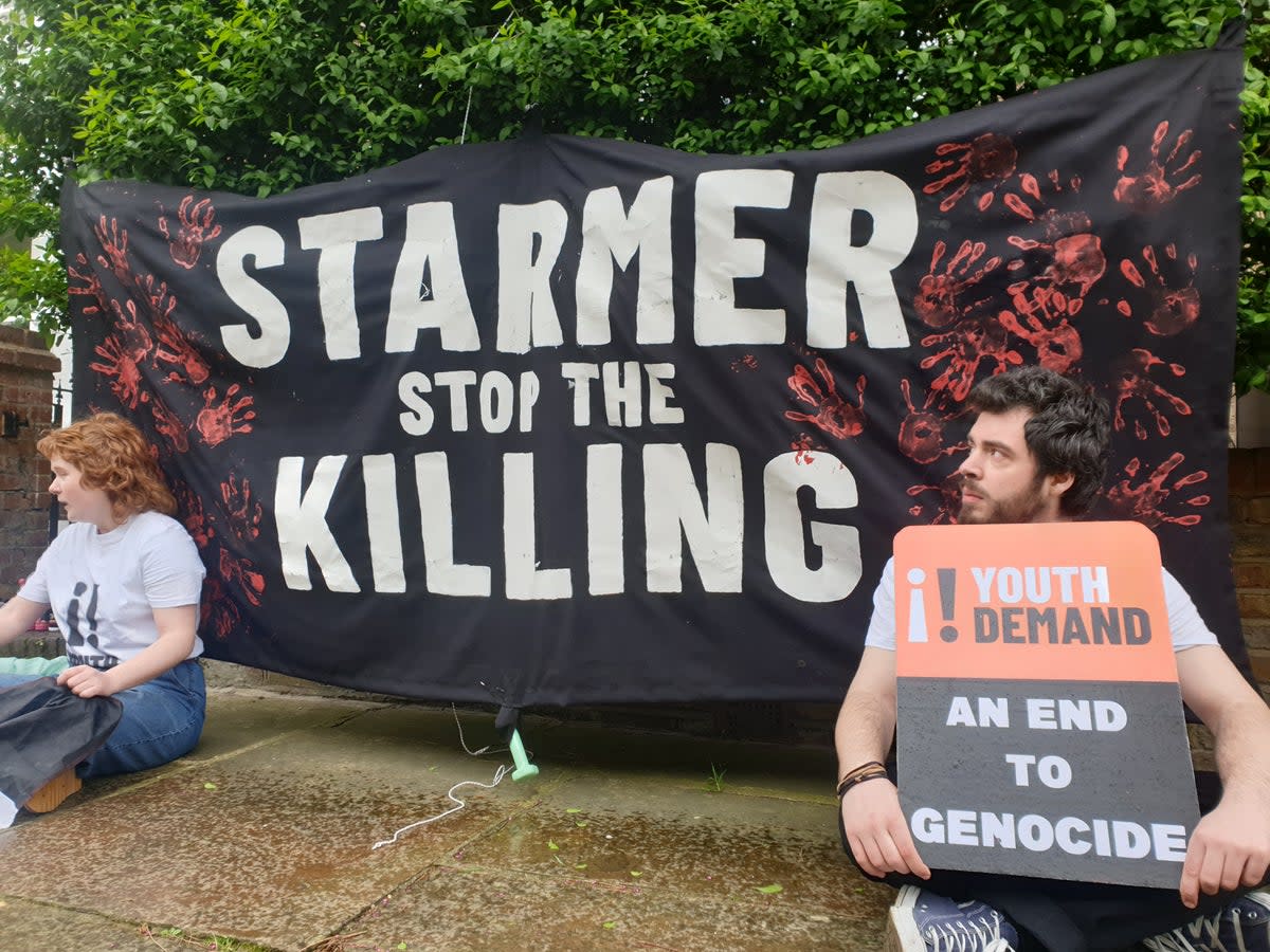 Three people have been charged after a protest outside Sir Keir Starmer’s home  (Youth Demand/PA Wire)