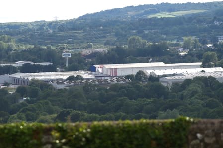 FILE PHOTO: A view of the Ford engine plant at Bridgend