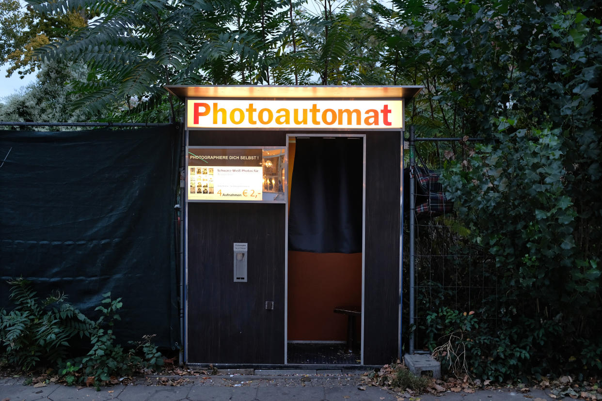 Ein Photoautomat in Berlin 