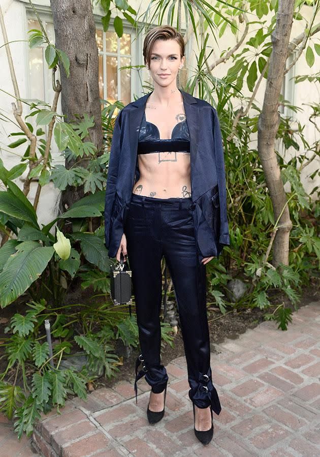 The actress shows off her toned bod earlier this year. Source: Getty