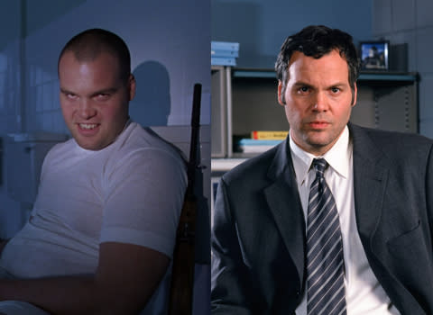 There aren't many actors who say no to Stanley Kubrick and a young Vincent D'Onofrio was no exception. For his breakthrough role as Pvt. 'Gomer Pyle' Lawrence D'Onofrio gained a massive 31kg taking his weight up to 127kg.