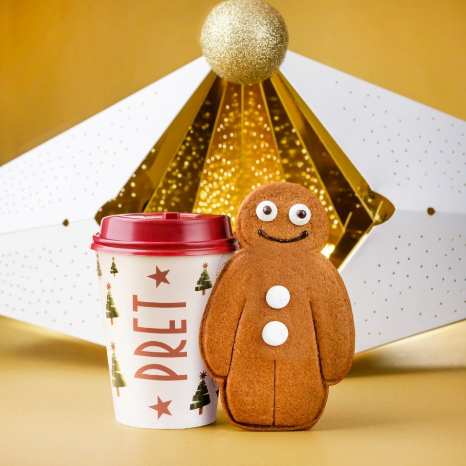 Pret A Manger Christmas limited series must-eat signature Christmas selection turkey lunch sandwich/baked cheese crayfish cauliflower pasta + free food/coffee