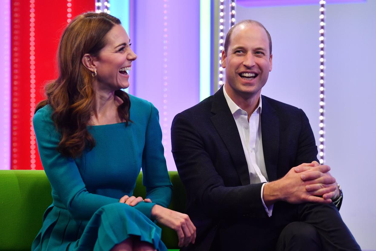 Kate and William joined youngsters on The One Show (Getty)