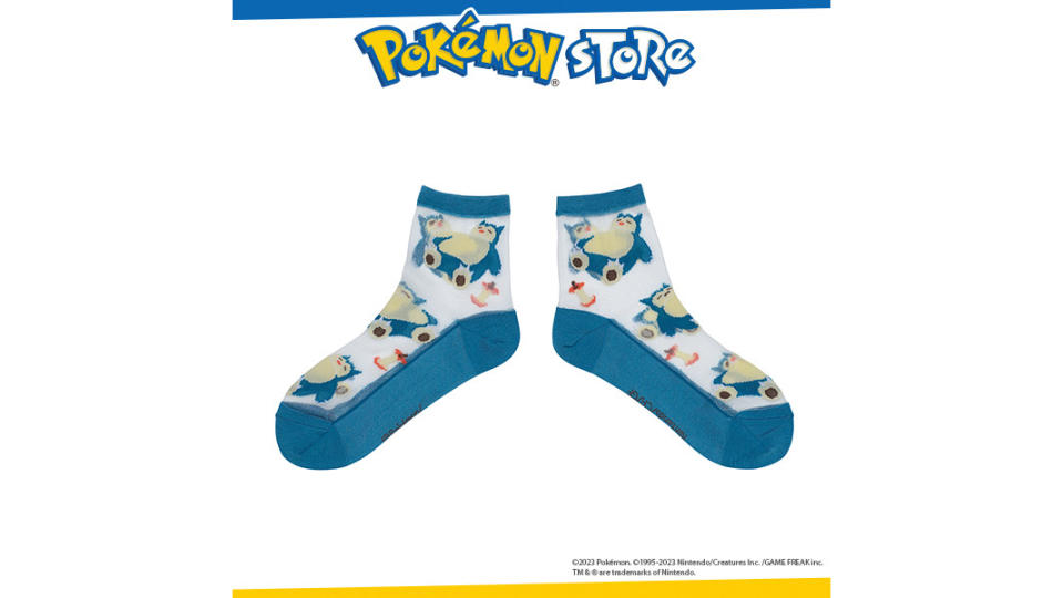 Pokémon Center Original Mid Length Socks Snorlax 23-24cm Sheer Mesh. (Photo: Shopee SG)