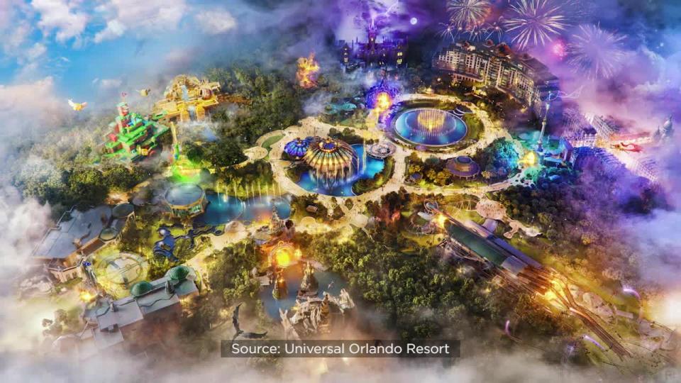 Universal Orlando Resort shared new details Tuesday about a brand new theme park set to open in 2025.