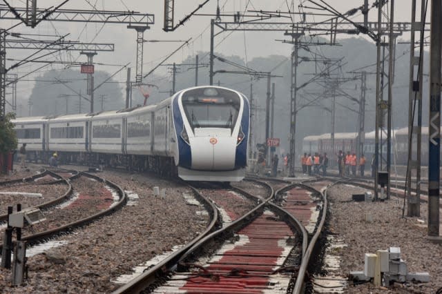 PM Narendra Modi Flags Off Vande Bharat Express, India's First Semi-High Speed Train