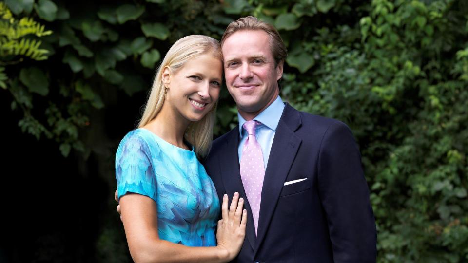 Lady Gabriella and Thomas Kingston photographed upon their engagement in 2018