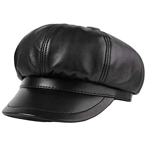 29) Leather Casual Cap