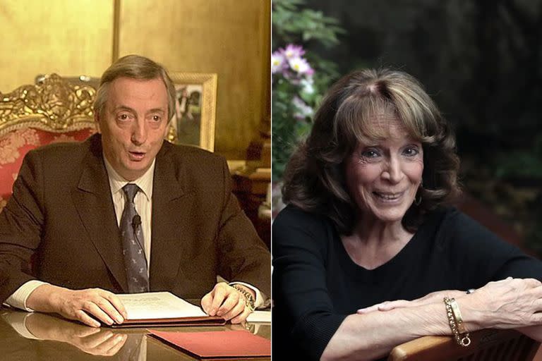 Néstor Kirchner y Magdalena Ruiz Guiñazú