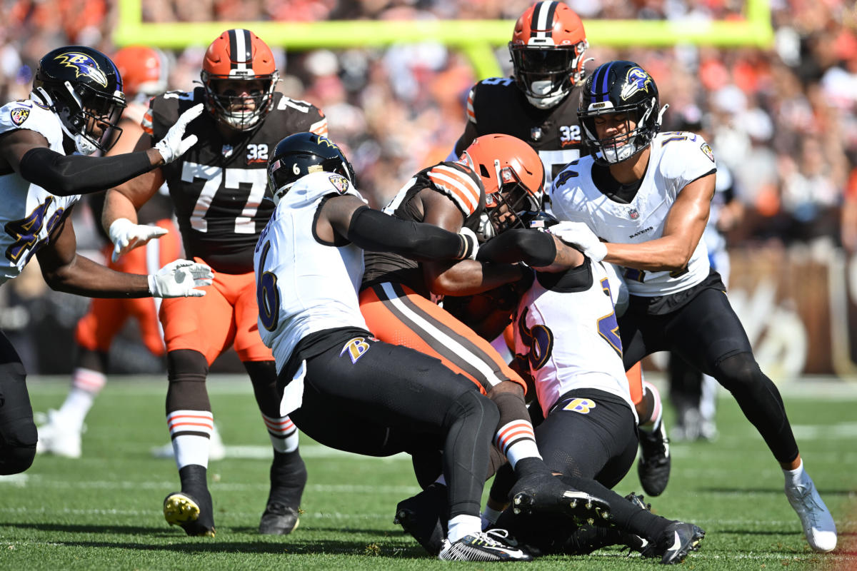 Highlights for Baltimore Ravens 28-3 Cleveland Browns in NFL