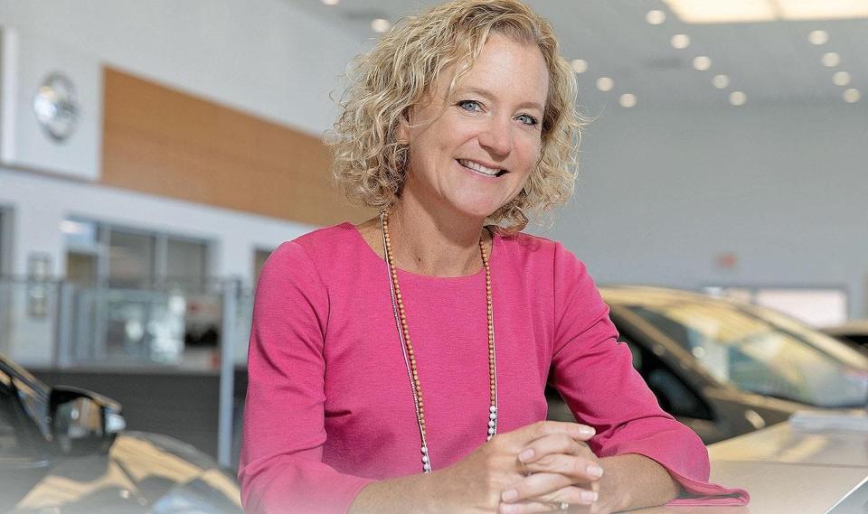 Carter Myers Automotive CEO Liza Borches. The Charlottesville, Virginia-based company has 15 stores in Virginia. Since coronavirus hit in mid-March, the company has seen its home delivery of sold cars shoot up from less than 5% of new vehicle sales to more than 20%.