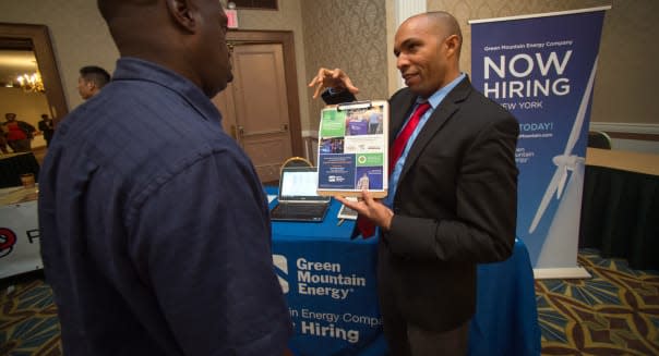 job fair leading economic indicators conference board economy labor market