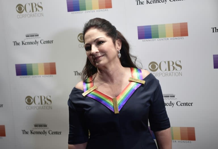 Gloria Estefan, the Cuban-American immigrant and Latin pop star known as "the conga queen," alluded to political tensions over immigration