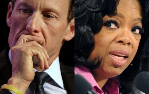 La estrella de la televisión estadounidense Oprah Winfrey entrevista este jueves y el viernes, en una emisión grabada, al exciclista Lance Armstrong, que responde a las preguntas que todo el mundo se ha hecho sobre él y su relación con el dopaje. (AFP/Archivos | Timothy A. Clary/Torsten Blackwood)