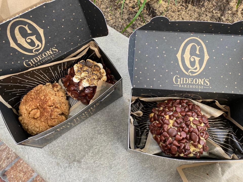 Cookies from Gideon's Bakehouse in Orlando, Florida.