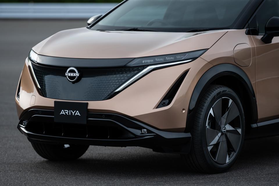 The Nissan Ariya electric crossover.