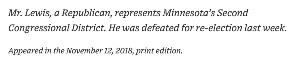 Jason Lewis and <em>The Wall Street Journal</em> probably should have saved this one for a different day. (Or never.)