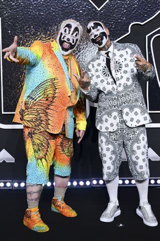 <p>Anthony Harvey/Shutterstock</p> Violent J and Shaggy 2 Dope of Insane Clown Posse