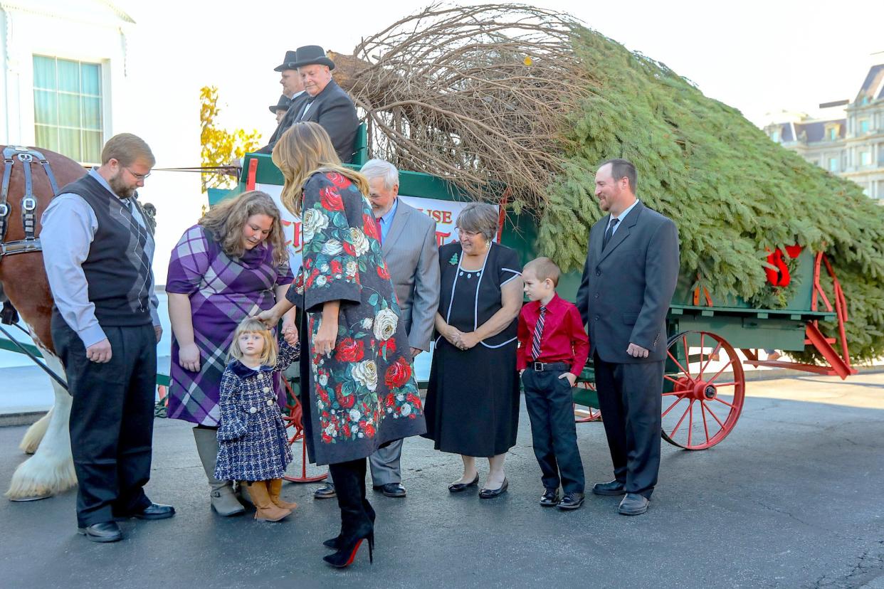 white house christmas tree 2019 melania trump